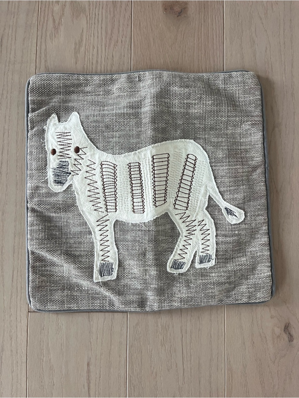 Pottery Barn Kids Zebra Pillow Cushion Cover